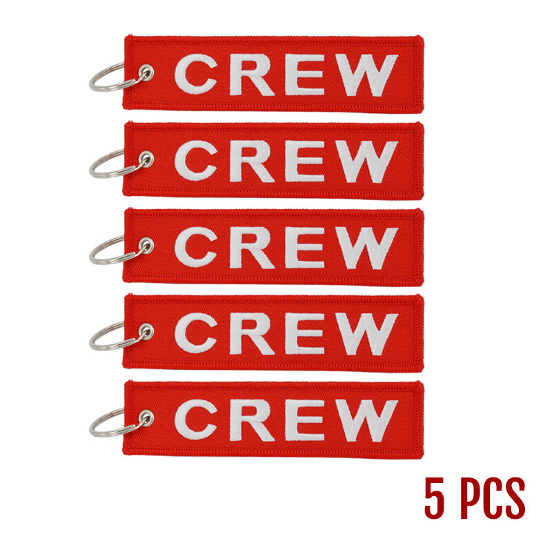 5 cái/lốc Crew Keychain Xe Máy cho Móc Khóa Thêu Phi Hành Đoàn Giữ Vòng Chìa Khóa Keychain cho Hàng Không Quà Tặng llaveros Hành Lý Tag