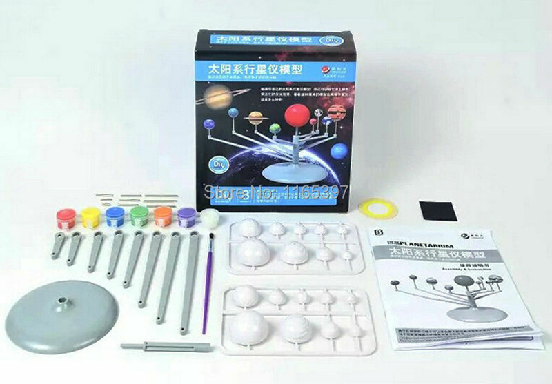 Обучающие модели для детей-подростков, обучающая игрушка для экспериментов, материал, сборка солнечной системы «сделай сам»