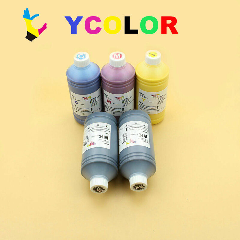 Encre à pigment pour Epson Stylus pro 1000 7700 7710 9700, BK CM Y MK, 9710 ml/bouteille, étanche