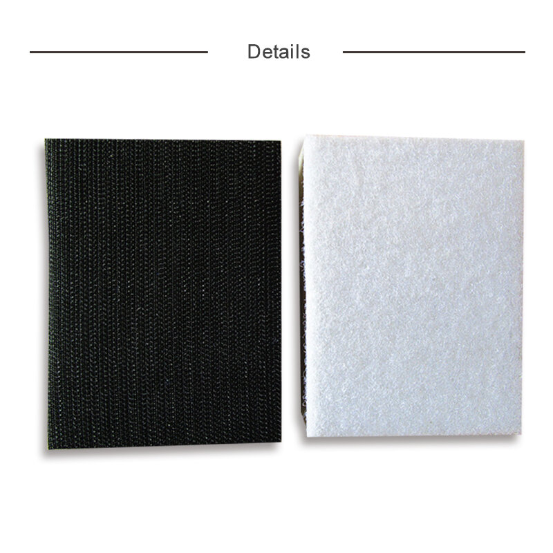 75*100mm Rectangle Soft Sponge Interface Pad Damping Pad for Sander Backing Pad Abrasive tools Accessories - Hook and Loop