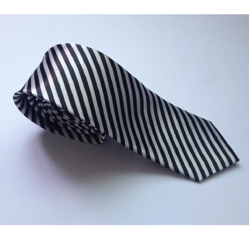 HOOYI Полосатый Тонкий галстук для мужчин галстуки с принтом тонкий галстук 5 см 2019 Новое поступление аксессуары для одежды