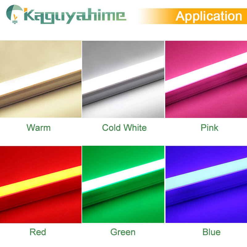 Kaguyahime T5 T8 tubo de luz LED 220V 30CM 60CM RGB tubo fluorescente LED T5 tubo T8 iluminación 6W 10W 20W integrado de plástico de PVC