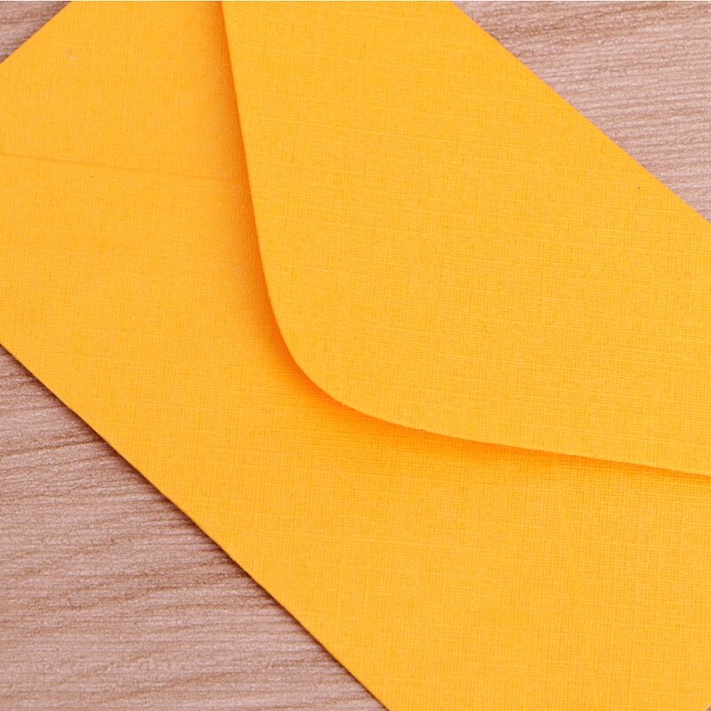 Mini envelopes de papel retrô em branco, 50 unidades, festa de casamento, cartões de visitas e presentes, convite