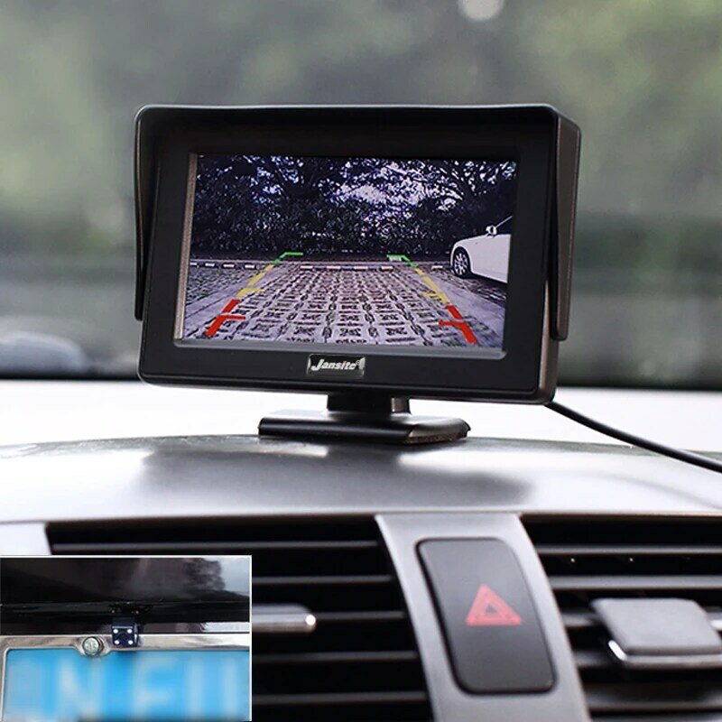 Moniteur de voiture 4.3 "écran pour vue arrière caméra arrière TFT LCD affichage HD couleur numérique 4.3 pouces PAL/NTSC 480x272