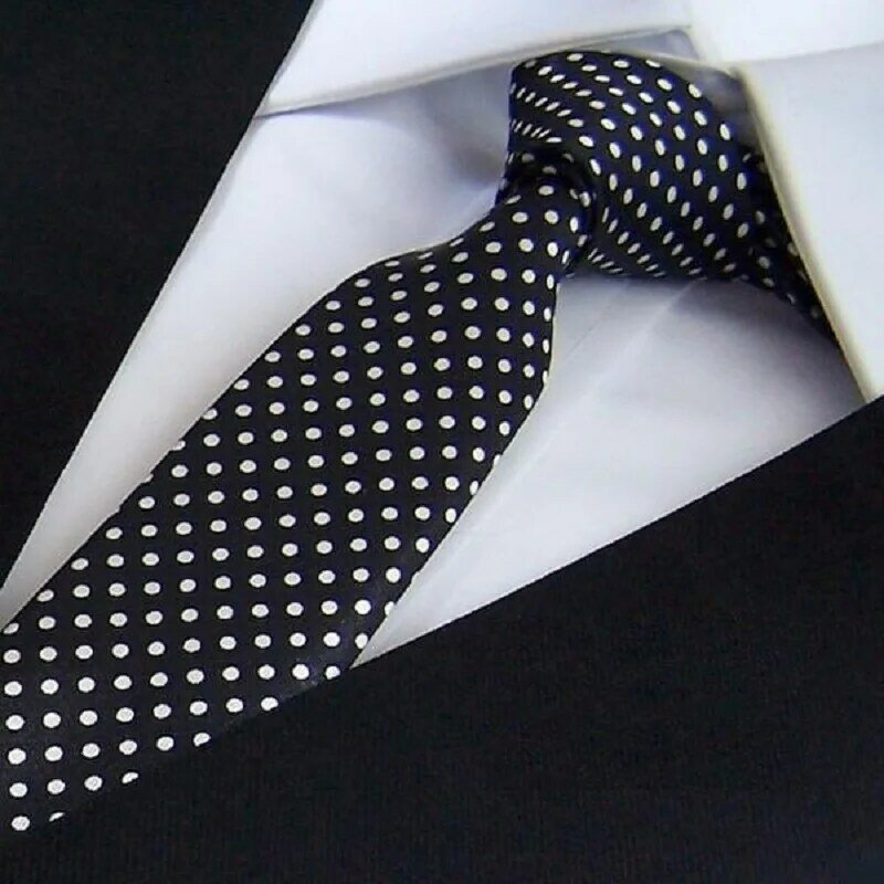 2019 dot skinny cravatte per gli uomini di moda cravatta Gravata Sottile accessori