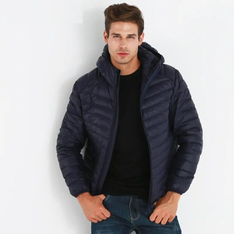 NewBang – veste légère à capuche en duvet de canard pour homme, Parka Ultra légère, Portable, coupe-vent et chaud, avec plumes