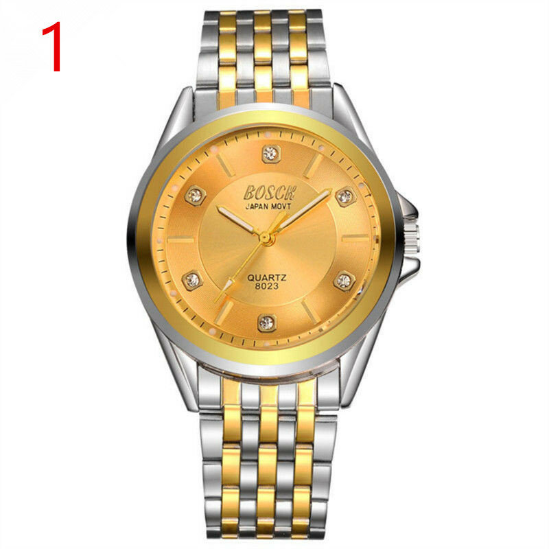 De los hombres de moda de reloj de cuero de banda conciso de lujo Casual de negocios Wristwatch1