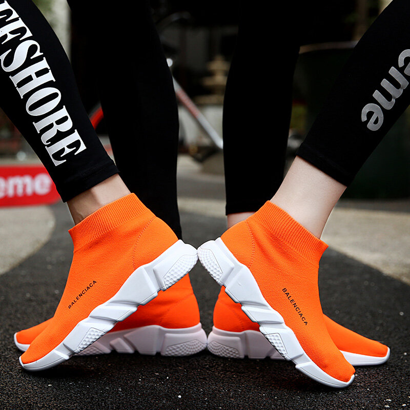 Outdoors Women Sneakers for Men Trainers Running Shoe for Men Sock Footwear Sport Athletic Breathable Mesh Female Sneakers 11