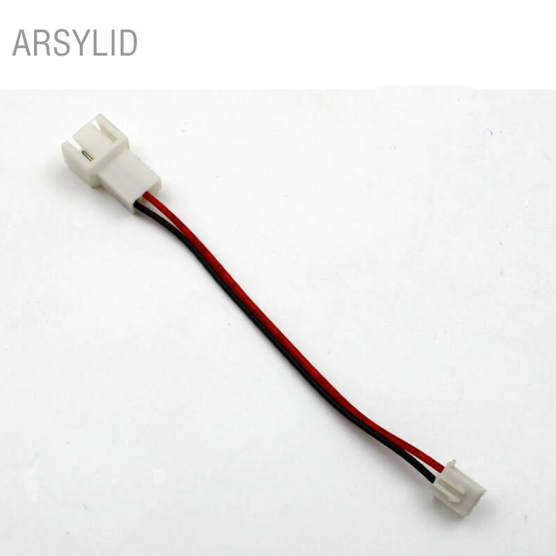 ARSYLID przewód do konwersji 4pin 3pin do 2 pin 2.5mm adapter wentylatora do wentylatora chłodzącego VGA mini 2pin