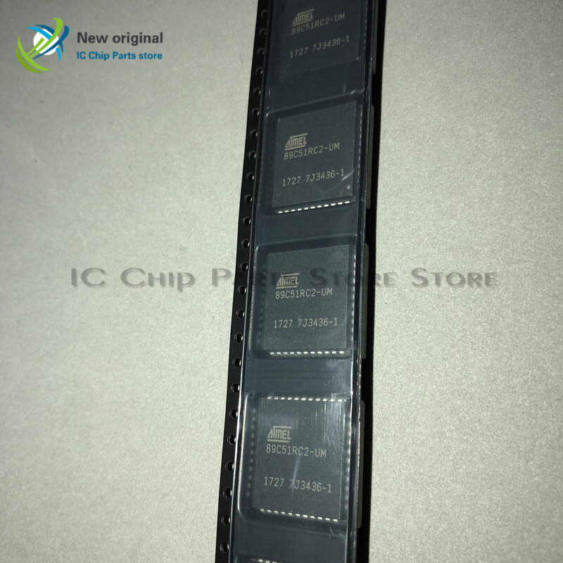 5/pces AT89C51RC2-SLSUM at89c51rc2 plcc44 integrated ic chip original em estoque