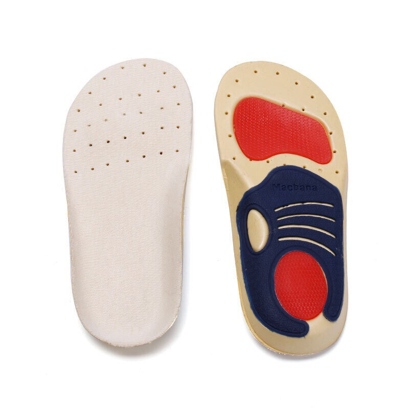 1Pair Kids Orthotic Arch Support Insoles Children Sport Insole Breathable Running Shoe Pad Soy Fiber Feet Care Inserts Pad