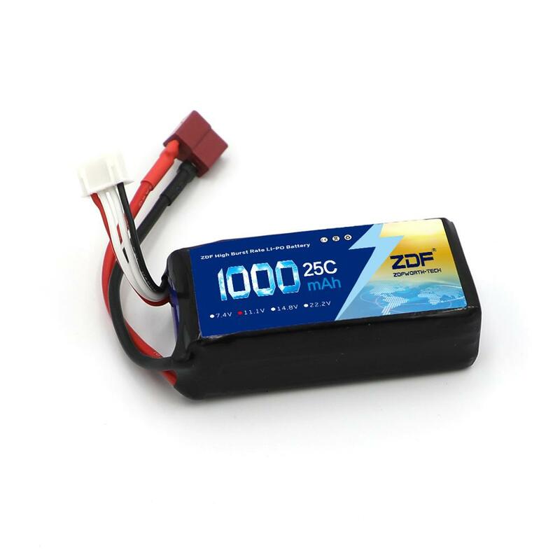 ZDF 2S 3S 4S 7.4 11.1V 14.8v 1000mAh 25C Li-po battery for RC Helicopter Spare Parts HM-Master CP-Z-27