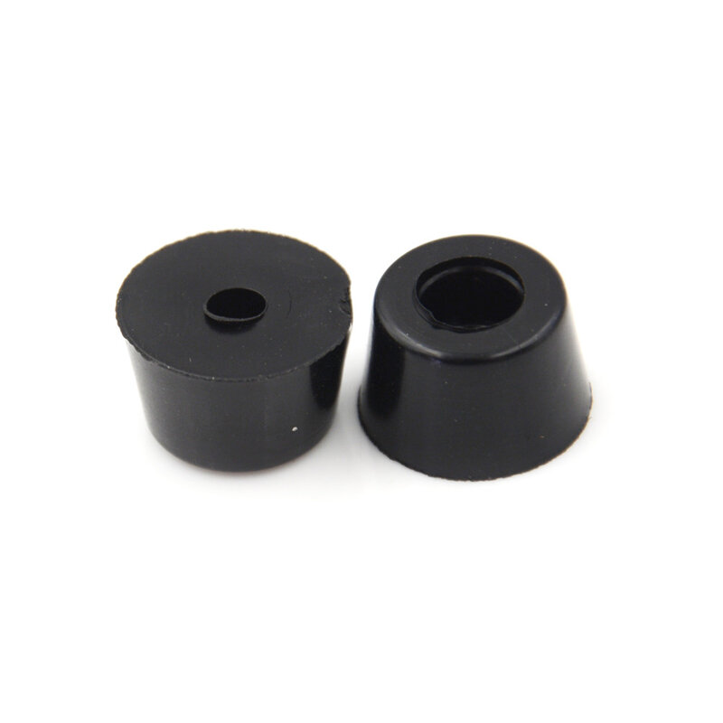 10Pcs Black Durable Rubber Instrument Case Non-slip Cabinet Instrument Box Case Foot Bumpers Feet 17 x 10mm Circular