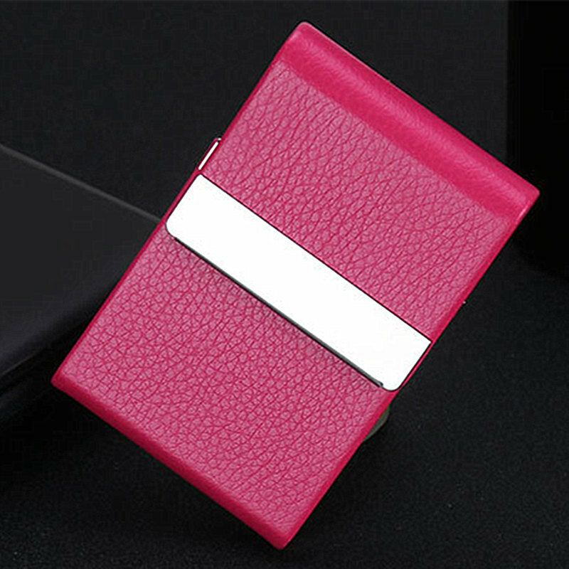 Zovyvol กระเป๋าใส่บัตรเครดิตแสดงบัตรประจำตัว RFID 2024กระเป๋าสตางค์โลหะสุดสร้างสรรค์ที่ใส่นามบัตรหนังสำหรับผู้หญิงและผู้ชาย
