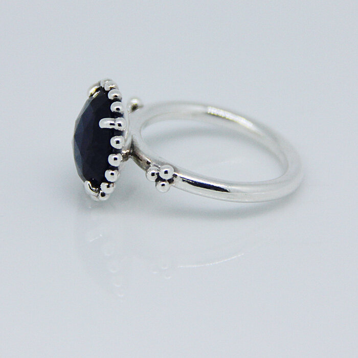 Ckk 925 Sterling Zilveren Licht Grijs Crystal Ringen Voor Vrouwen Originele Mode Sieraden Maken Anniversary Gift
