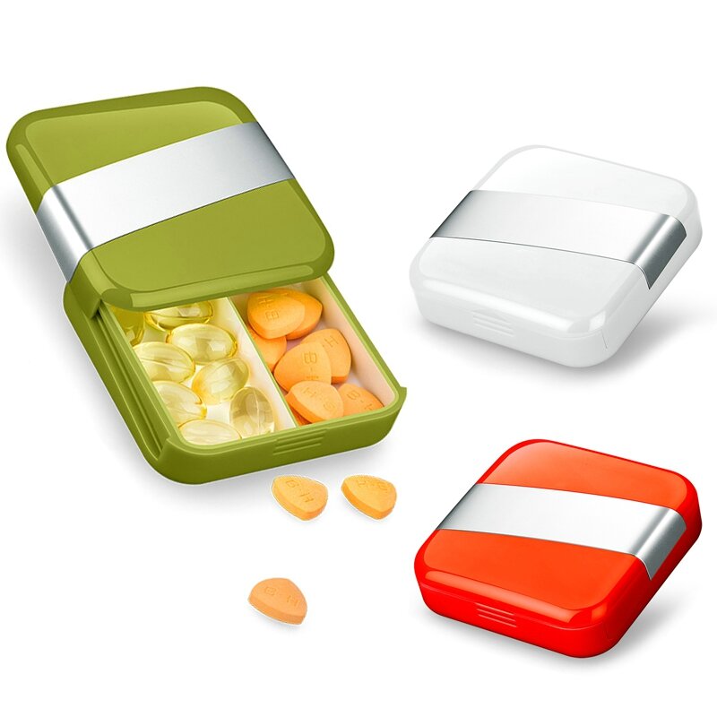 Kotak Pil Kontainer Obat Portabel Kotak Pil Penyimpanan Medicina Kotak Pil Lucu Mini Pack Satu Hari Membawa Permen Karet Luar Ruangan