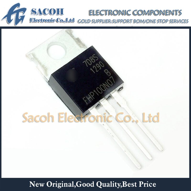Transistor MOSFET de potencia, nuevo y Original, FHP100N07 100N07 o FHP100N08 o FHP100N04 o FHP100N03 TO-220 100A 70V, 10 unidades por lote