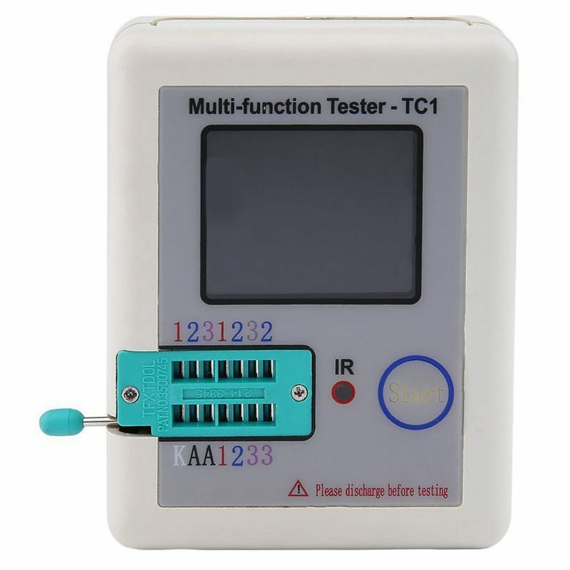 LCR-TC1 3,5 pulgadas pantalla colorida de TFT de fondo Transistor Tester