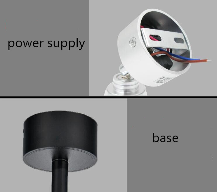 Epistar-lámpara de techo led COB regulable, 7w, 9w, foco empotrado, AC110V-220V de bajada 85-265V
