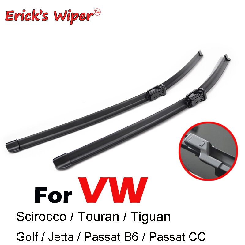 Erick's wiper ใบที่ปัดน้ำฝนด้านหน้า LHD สำหรับ VW Golf 5 6 Passat B6 CC Scirocco Jetta Touran Tiguan กระจกบังลมหน้าต่าง