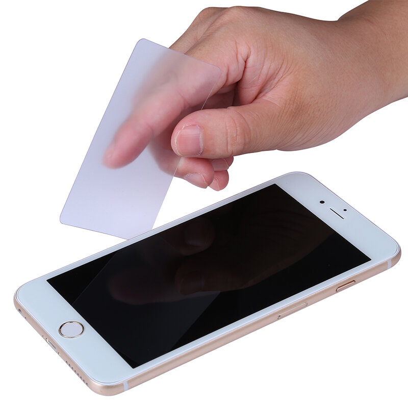 10 pz/lotto raschietto di apertura della leva della carta di plastica per iPhone iPad Samsung strumenti di riparazione del telefono cellulare