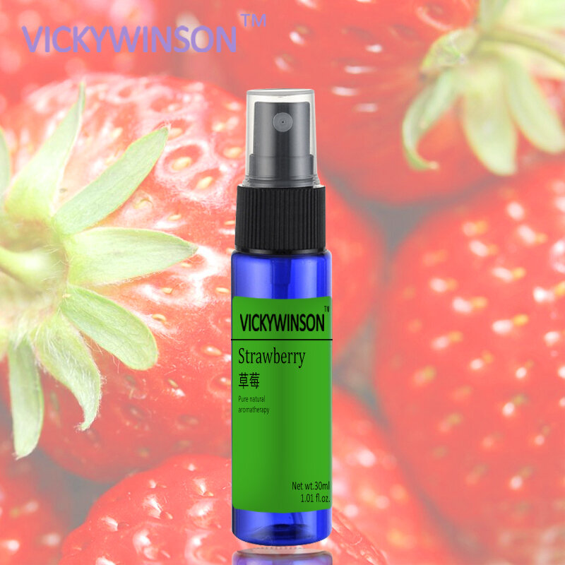 Strawberry Antiperspirant Pria Wanita Udara Segar Bola Body Lotion Menyegarkan Deodoran Antiperspirant Roller 30Ml