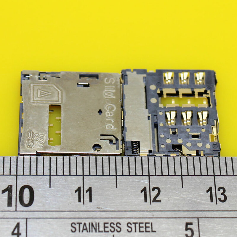 KA-029 bandeja de cartão sim leitor módulo titular slot soquete conector para samsung galaxy tab 3 7.0 wifi t210 t211 peça substituição