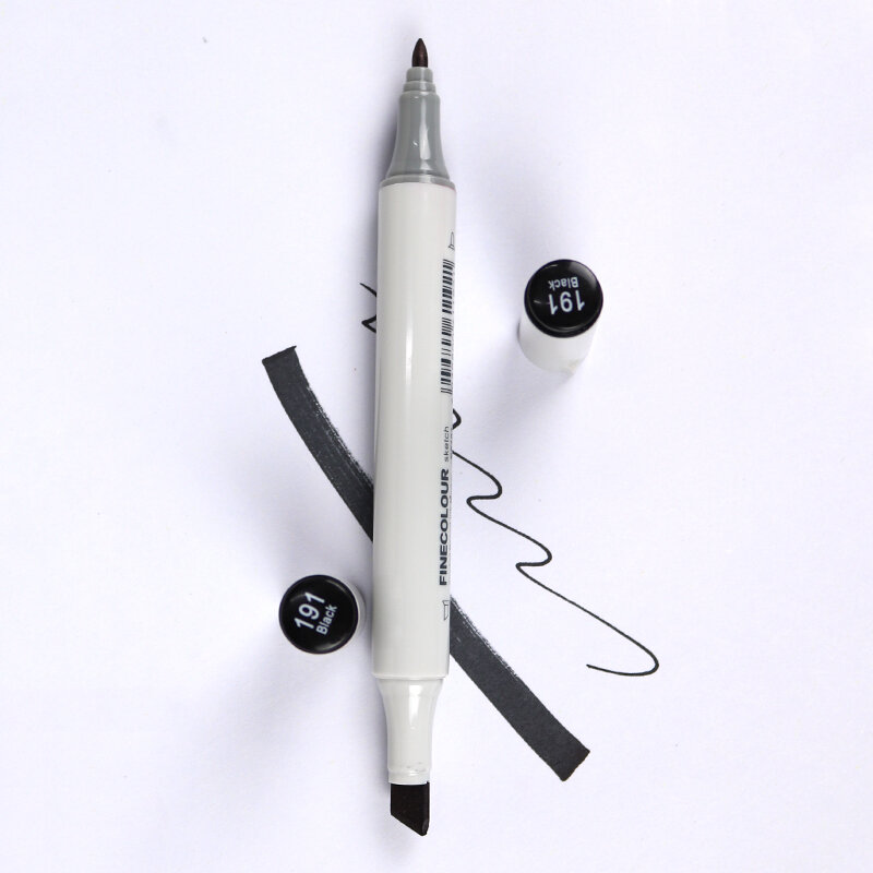 Finecolor – stylo marqueur à encre à base d'alcool EF101, à Double tête, pour croquis, Manga, dessin, marqueurs d'art