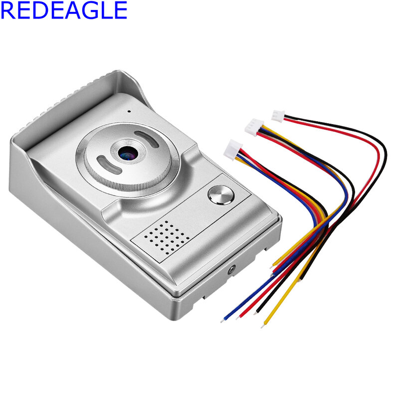 REDEAGLE-cámara de teléfono de puerta a Color, Unidad de máquina de entrada al aire libre para videoportero de 4 cables, sistema de Control de acceso, 700TVL