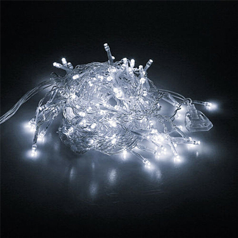 Weihnachten Girlande LED Vorhang Eiszapfen String Licht 220 V/110 V Innen 0,4-0,6 Mt Tropfen LED Party garten Bühne Im Freien Dekorative Licht