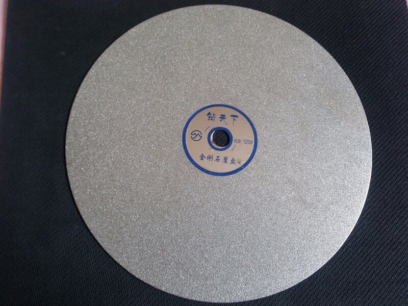 Алмазное покрытие, плоское круговое колесо 12 дюймов, шлифовальный полировальный диск для ювелирных изделий, диаметр 300 мм