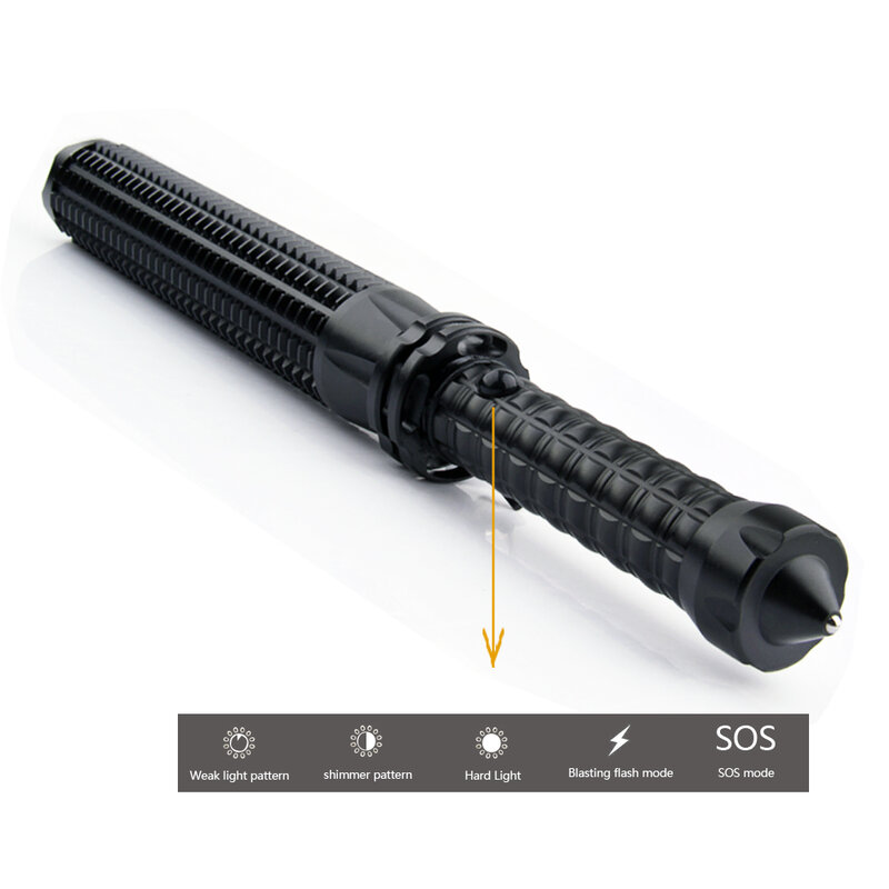 Newest Powerful Telescopic Self defense Flashlight led 18650 Battery Rechargeable Car torch Lamp Waterproof Zoom Outdoor Lantern