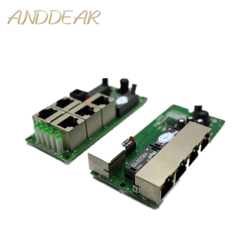 Hohe qualität mini günstige preis 5 port schalter modul manufaturer unternehmen PCB board 5 ports ethernet netzwerk schalter modul