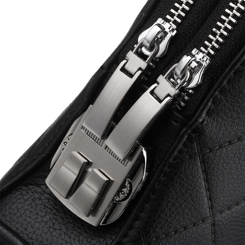 Homens anti roubo portátil maleta bolsa bloqueio codificado camadas duplas bolsa de ombro novo design crossbody saco masculino bolsa de viagem de negócios