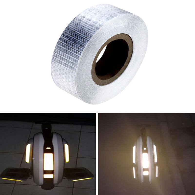 Roadstar-pegatinas de cinta reflectante para coche, Material seguro, pegatina de ciclismo para camión y motocicleta, 50mm x 5m