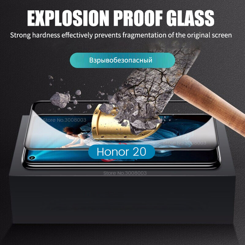 Protector de lente de cámara de vidrio honer 20 pro para huawei honor 20, película protectora de vidrio, honor 20, yal-l21 20pro, yal-al10, 6,26 pulgadas