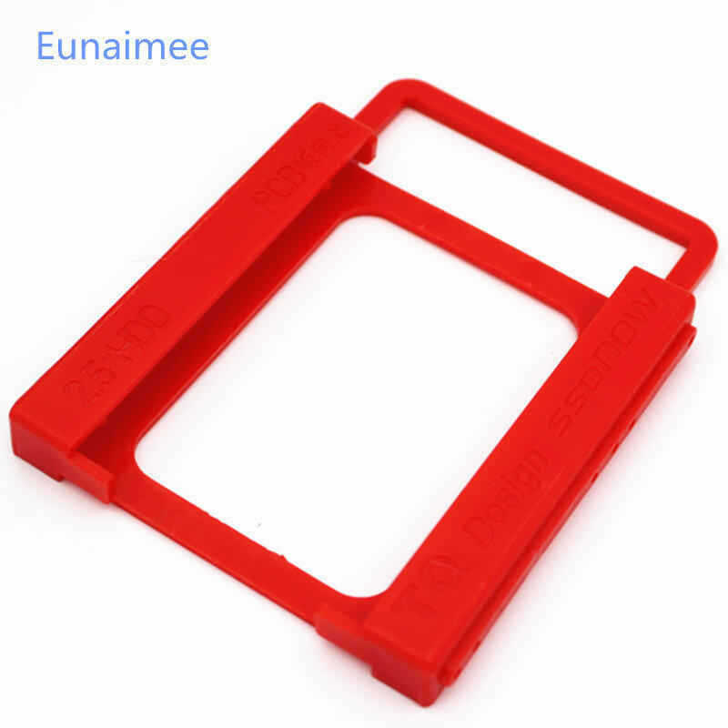 Universal Red 2.5" to 3.5" Bay SSD HDD Hard Disk Drive Bracket Adapter Rail Environmental Plastics Mounting for Expand PC Memory