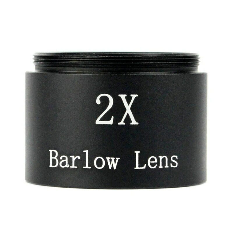 Datyson 1.25 "2X Barlow Lens Metalen Multi-Coated Optiek Telescoop Oculair Accessoires 1.25" 31.7Mm Met M28.6x0.6 draad
