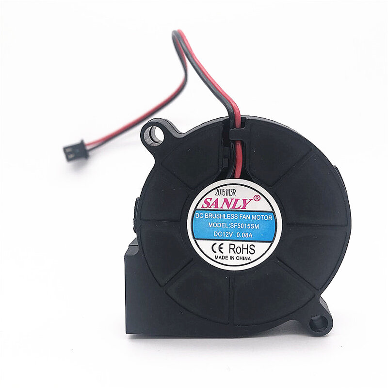 Оригинальный промышленный вентилятор SANLY SF5015SL 12 В 0,06a 0,08a 5 см 5015 дюйма 50x50x15 мм для увлажнителя, охлаждающий вентилятор SF5015SM 2 контакта