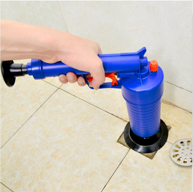 VOZRO en casa de alta presión de aire drenaje Blaster bomba de émbolo pipa fregadero obstruir removedor de baños baño cocina limpiador Kit