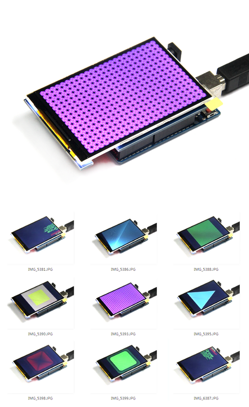 Schermo LCD TFT da 3.5 pollici con modulo LCD da 3.5 "per scheda UNO R3 e supporto mega 2560 R3