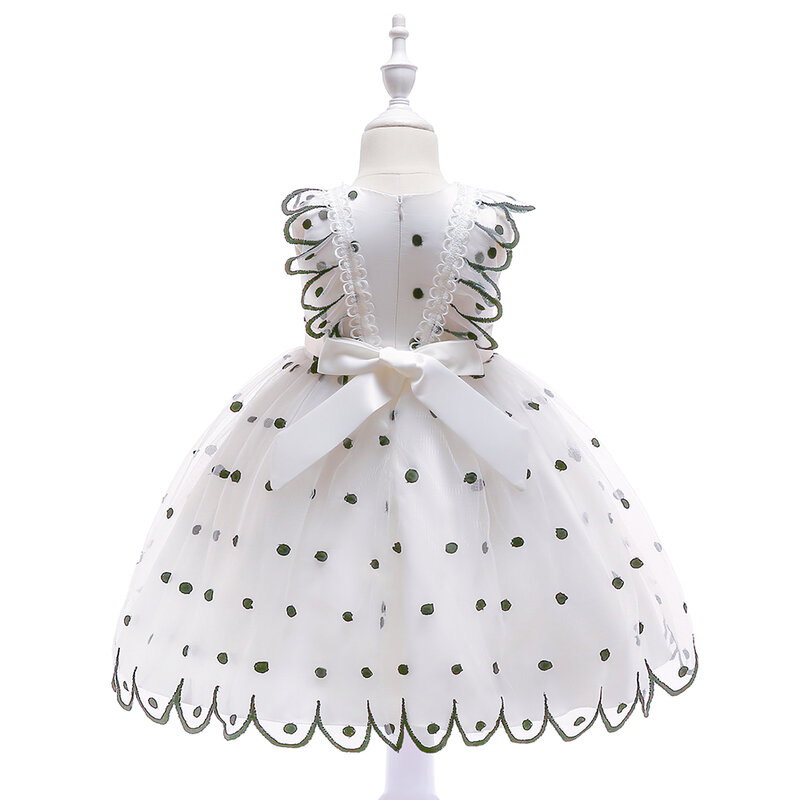 2019 платье с цветочным узором для девочек, белое платье принцессы для вечеринки, детское платье с сердечками на свадьбу