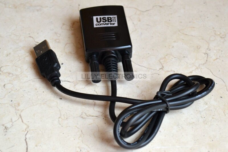 USB 2.0 untuk 9 Pin RS232 COM Port Serial Mengkonversi Adaptor
