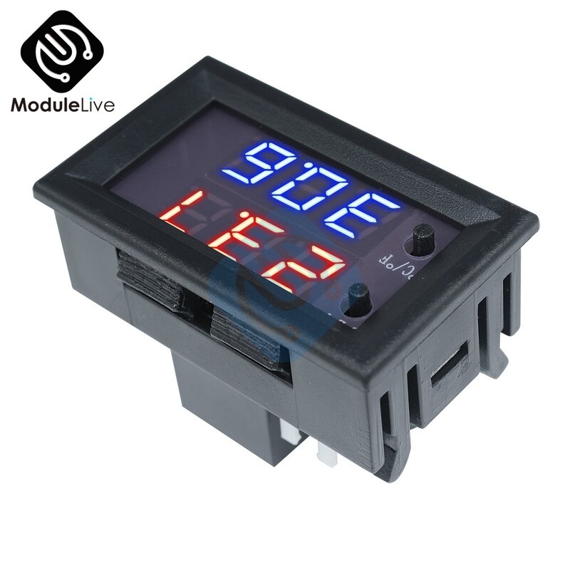 Digital LED Termostato Controlador de Temperatura, W1209WK, Controlador de Temperatura, Relé Temp, Módulo Placa de Controle, Sensor NTC, DC 12V, 50-110 Celsius