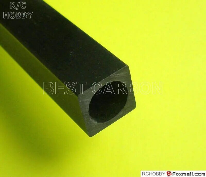 5pcs of 5mm x 4mm x 1000mm Square Pultruded Carbon Fiber Tube