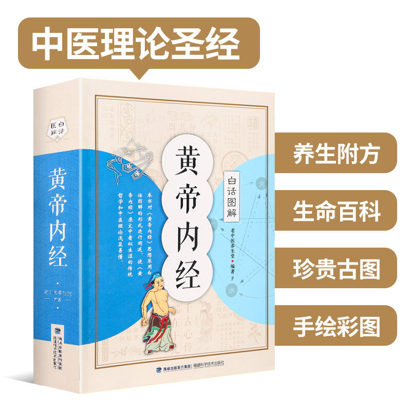 Huang Di Nei Jing tradycyjna medycyna chińska książki zdrowotne Daquan medycyna chińska podstawowa teoria cztery słynne książki medyczne