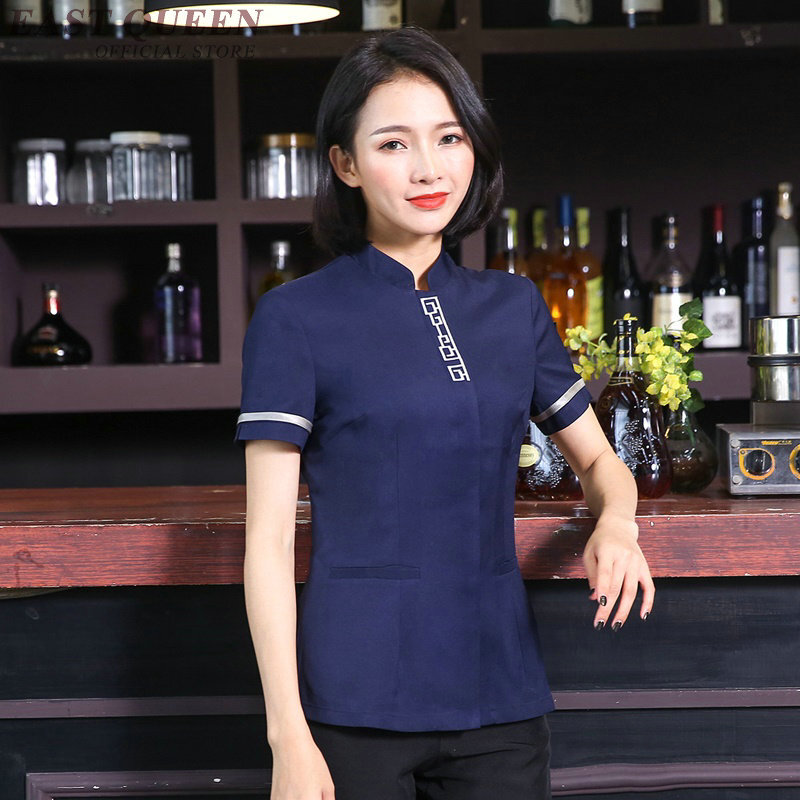Kelner i kelnerka mundury odzież restauracja kelnerka mundury dla kelnerów catering kuchnia odzież strój hotelowy DD1083