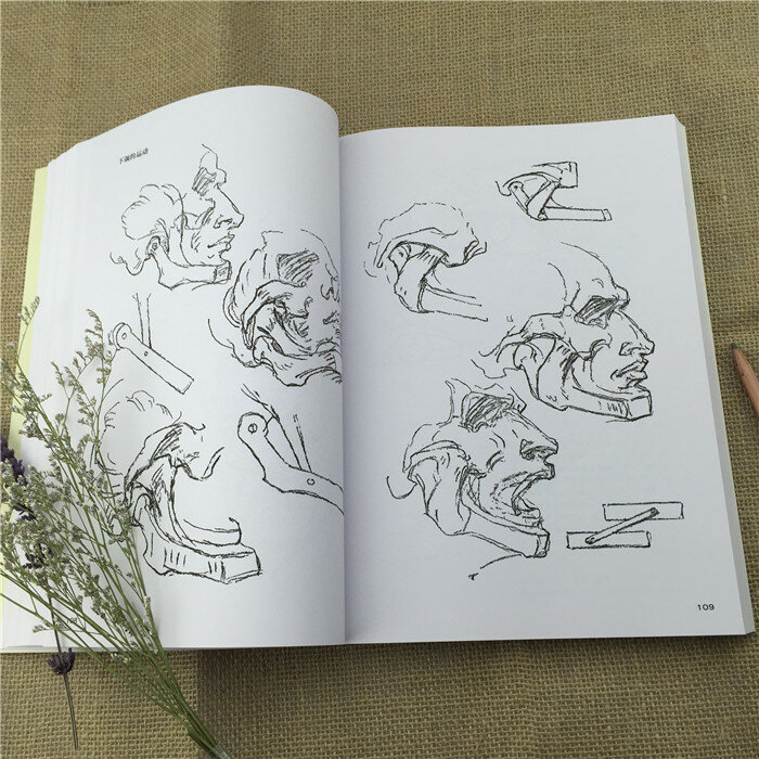 Guía completa de Bridgman para dibujar desde la vida, modelado de estructura corporal occidental, técnicas pintadas a mano, juego de bocetos cómicos, 1 piezas