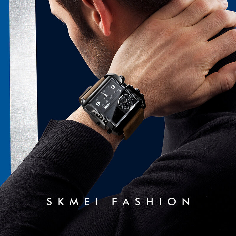 SKMEI Aço Inoxidável Mens Relógios Top Marca de Luxo Quartz Militar Sports Relógios Masculino Relógio À Prova D' Água LED Relógio Digital Homens