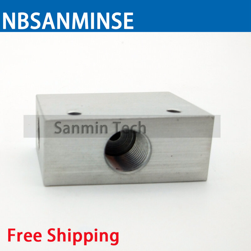NBSANMINSE-Válvula de lanzadera ST G, rosca 1/8, 1/4, 3/8, 1/2, 3/4, 1, 0 ~ 1,0 MPa, válvula de aire neumática mecánica